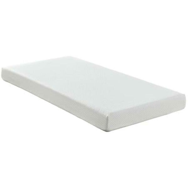 Modway Furniture Aveline 6 in. Twin Mattress, White - 6 x 39 x 75 in. MOD-5344-WHI